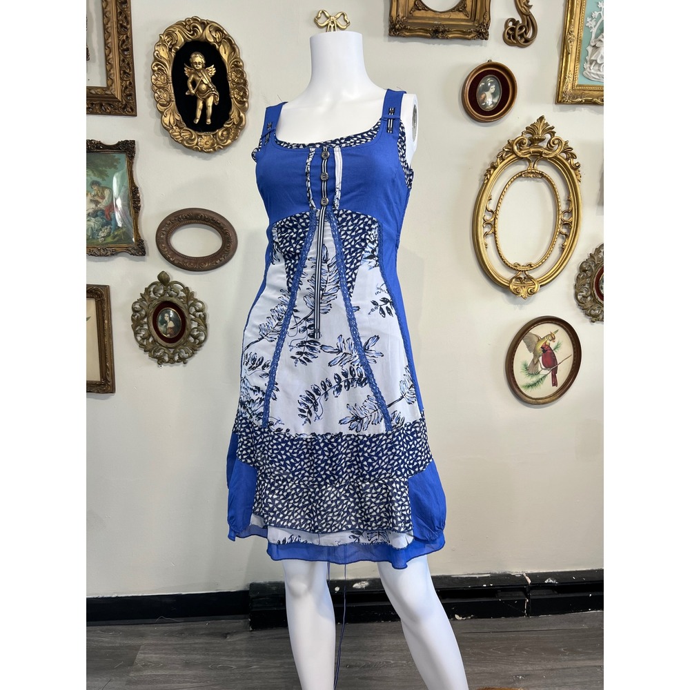 C'Fait Pour Vous Paris Mixed Media Corset Dress Size 1 (Small)
